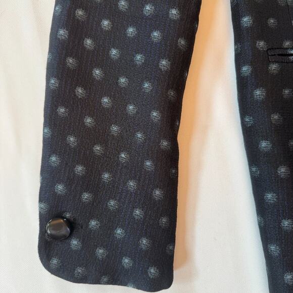 Armani Collezioni Giacca Polka Dot Silk Wool Blend Blazer – Size 6 - Picture 14 of 14